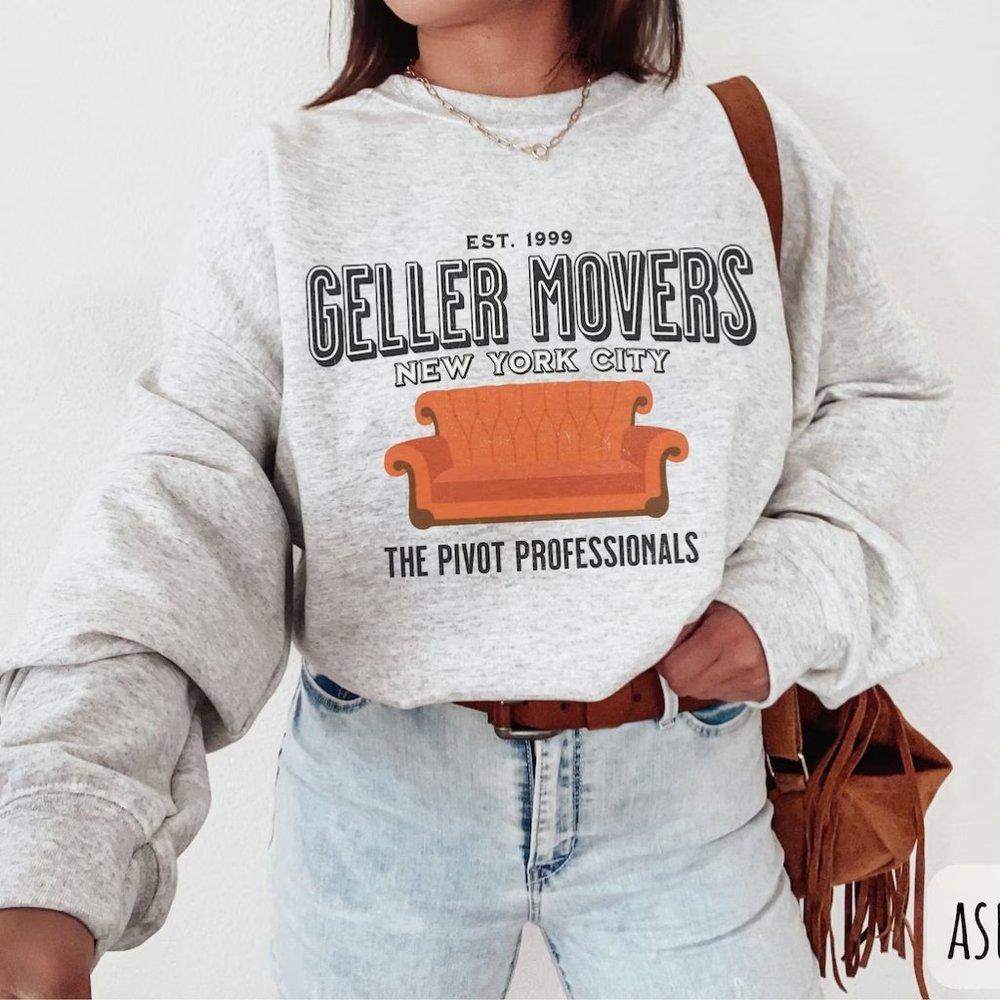 Friends Pivot Crewneck 90S Nostalgia Ross Friends Pullover Tv Sweatshirt Shirt